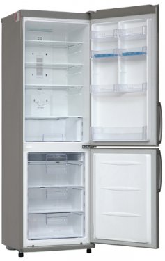 Холодильник LG GA-B409ULQA, 303л, 2-камерный, 60x65x190см, серебристый