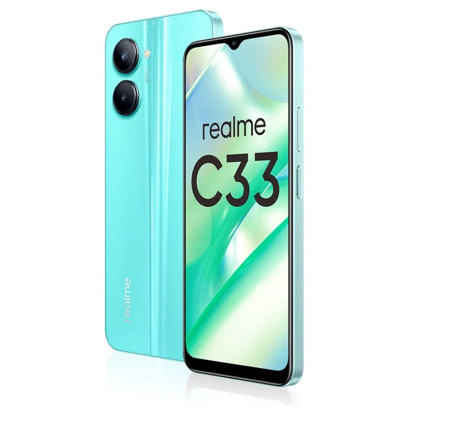 Смартфон realme C33 4/128 ГБ RU, голубой