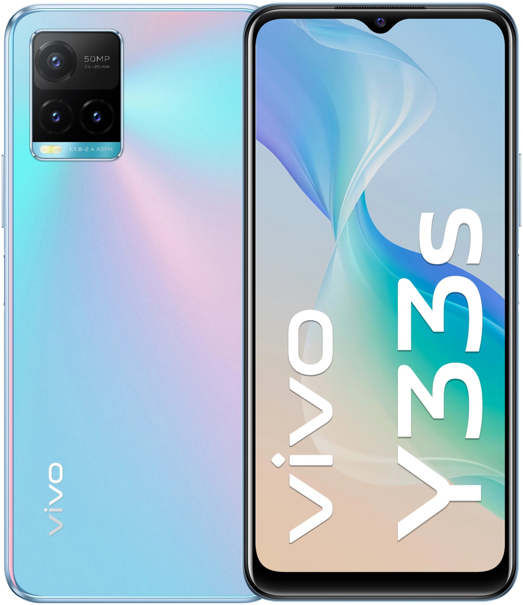 Смартфон vivo Y33s 4/64 ГБ, полуденный свет