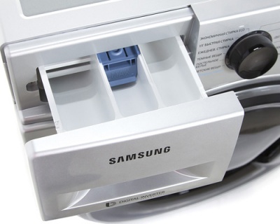 Стиральная машина Samsung WW65K42E00S, 6.5кг, 1200 об/мин, 45 см, цифровой, белый/серый