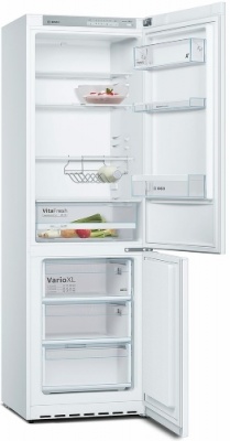 Холодильник BOSCH NatureCool KGV36XW2AR 317л, 2-камерный, 185х60х63 см, белый