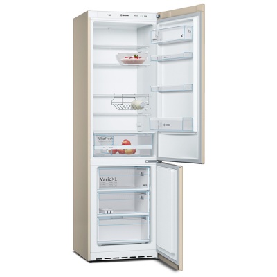 Холодильник BOSCH NatureCool KGE39XK2AR, 353 л, 200 см, бежевый 