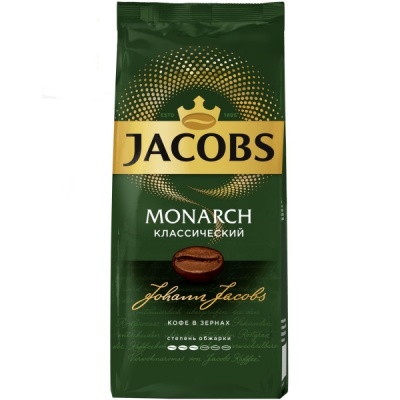 Кофе в зернах Jacobs Monarch классический 230 г