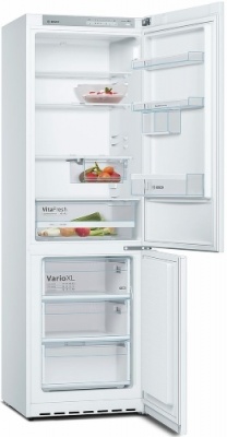 Холодильник BOSCH NatureCool KGV39XW2AR, 353л, 2-камерный, 200см