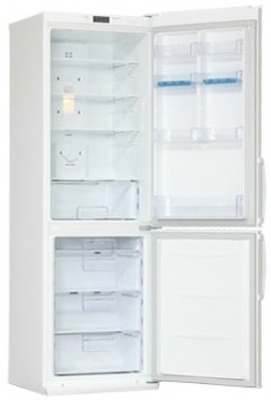 Холодильник LG GA-B409UQDA, 304л, 2-камерный, 60x65x190см, белый
