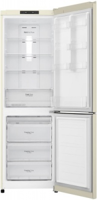 Холодильник LG GA-B419SYJL, двухкамерный, 354 л, No Frost , 190.7*59.5*65.5, бежевый