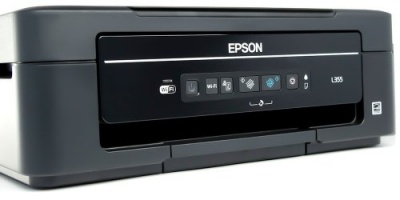 МФУ Epson L355, A4, 33 стр/мин ч/б, 15 стр/мин цветн., 5760x1440 dpi, подача 100 лист., USB, Wi-F.