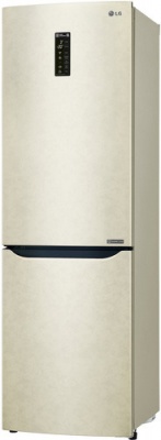 Холодильник LG GA-E429SERZ, 302л, NO FROST, 2-камерный, генератор льда, 190см, бежевый
