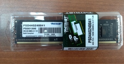 DDR4 4Gb PC-19200 Patriot